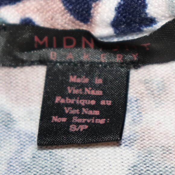 💗💙 Pink & Blue Animal Print Shirt · Midnight Bakery · Size Small - Picture 2 of 5
